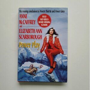 5/$15 Book Power Play McCaffrey Scarborough Petaybee #3 HCDJ SciFi Space Fantasy